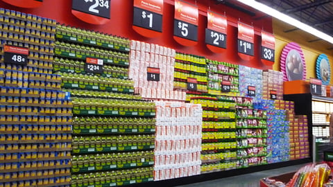Supermercado de Walmart Value Wall