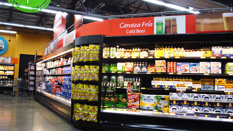 Supermercado de Walmart Beer Cooler