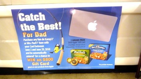 Van de Kamp's Safeway 'Catch the Best' Sign