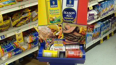 Morton Seasonings Floorstand