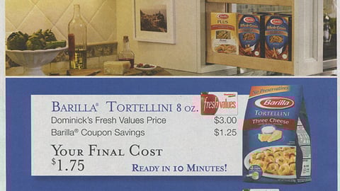 Barilla Dominick's 'Italian Favorites' FSI