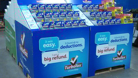 TurboTax Pallet Displays