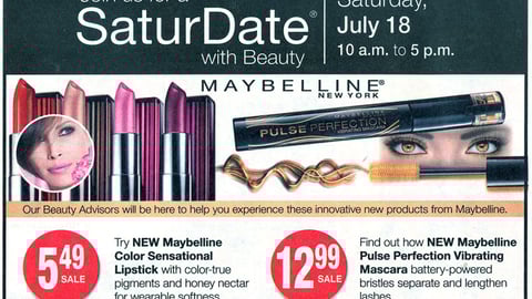 Walgreens Maybelline 'SaturDate' Feature
