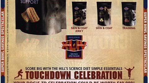 Hill's Science Diet 'Touchdown Celebration' FSI