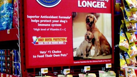 Science Diet Endcap Sign