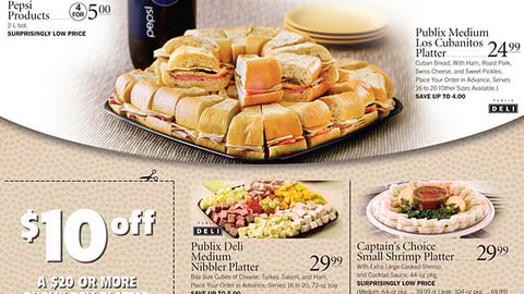 Publix 'Gameday Party' Feature