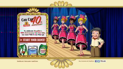 ShopRite 'Can Can' Website