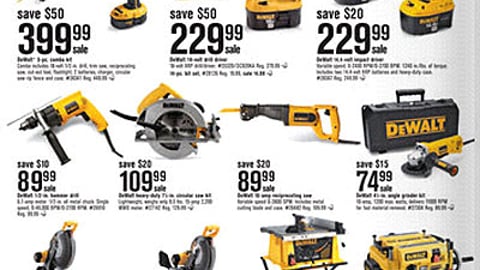 Sears DeWalt Feature