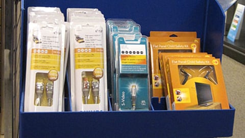 Sears 'Blue Crew' Electronics Floorstand