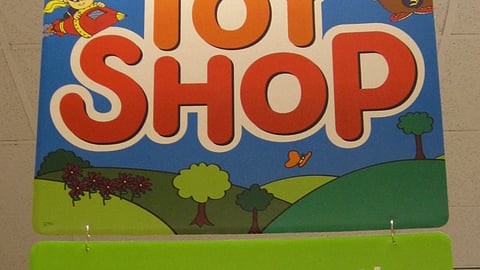 Sears 'Toy Shop' Ceiling Sign