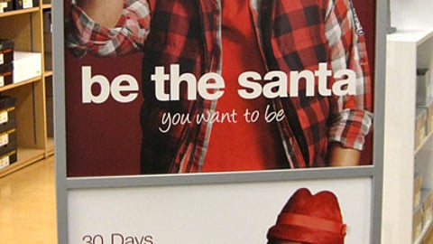 Sears Holiday Stanchion Sign