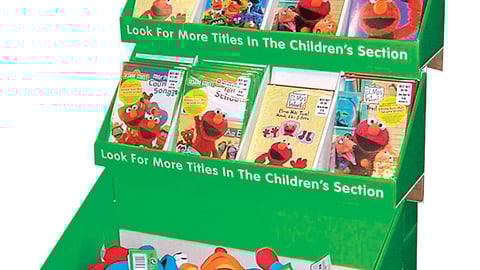 Best Buy Sesame Street Plush Toy Floorstand