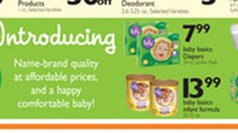 Shaw's Baby Basics Circular Feature