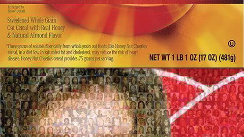 Cheerios ShopRite 'Blogging Against Hunger' Packaging