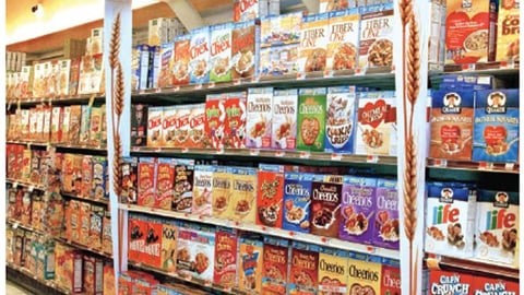 General Mills 'Whole Grain Goodness' In-Line Display