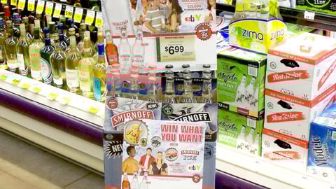 Smirnoff Ice "Under the Cap" Signage