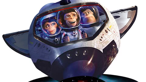 "Space Chimps" Lobby Display