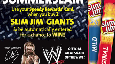 Speedway Slim Jim ' SummerSlam' Online Ad