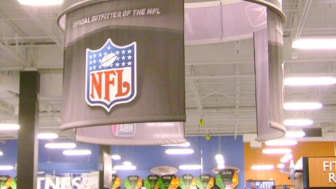 Reebok/NFL Ceiling Hanger