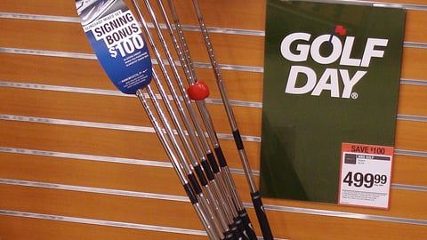 Nike Slingshot Golf Irons Rack