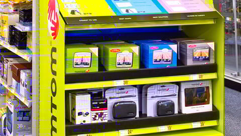 TomTom Staples Endcap