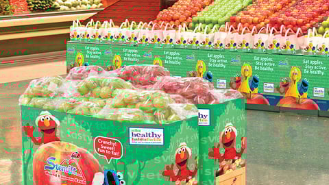Stemilt Growers Sesame Workshop Pallet