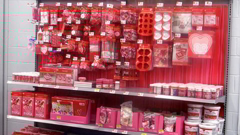 Walmart 'Love Is' In-Line Display