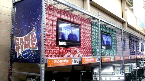 Walmart 'Game Time' Cross-Merchandising Display