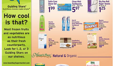 Sweetbay Guiding Stars 'Frozen Food Month' Feature