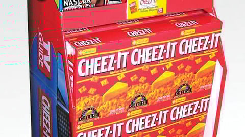 Cheez-It, TV Guide Cross Promo Floorstand