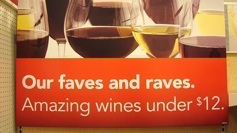 Target 'Faves and Raves' Wine Header