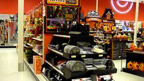 Target Halloween Party Supplies Endcap
