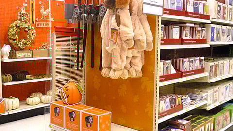 Target 'Bare Bone Prices' Halloween Endcap