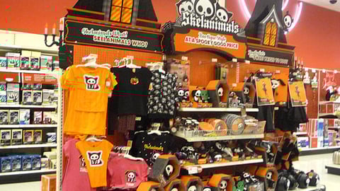 Target Skelanimals Display