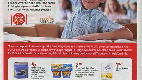 Target 'Meals for Minds' Feature