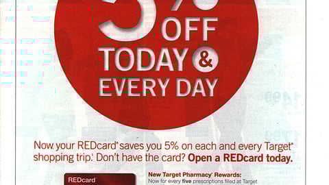 Target REDcard Feature