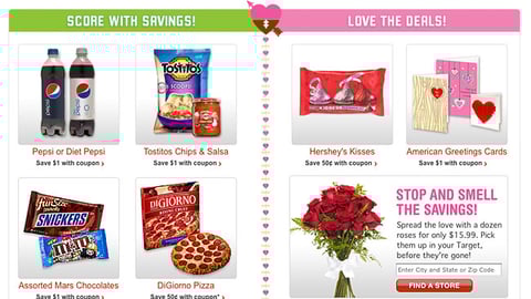Target 'Valenbowl' Microsite