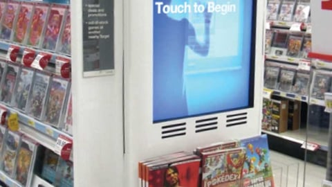 Target Video Game Digital Kiosk