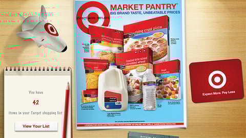 Target iPad App Home Page