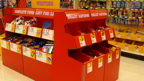Target Back-to-School Dump Bins