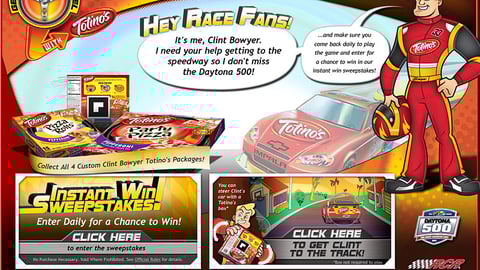 Totino's 'Get Behind the Wheel' Website