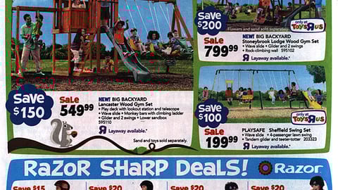 Toys "R" Us 'Lowest Prices' Circular Cover