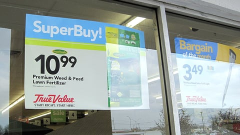 True Value 'Super Buy' Window Poster