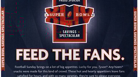 Tyson 'Feed the Fans' FSI