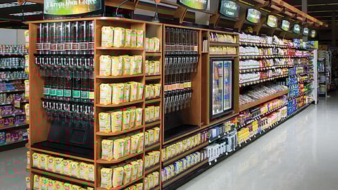 Ukrop's Kraft Coffee Aisle