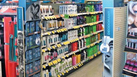 Dove Men+Care Walgreens Aisle Archway