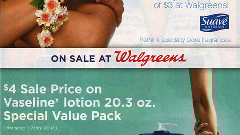 Unilever Walgreens FSI