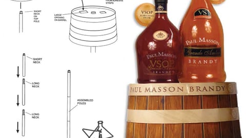 Nuts & Bolts: Paul Masson Brandy Pole Topper