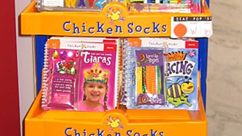 Chicken Socks Floor Display