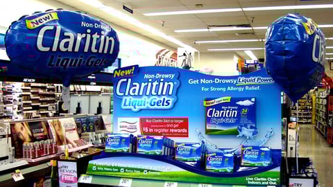 Claritin Liqui-Gels Shelf Tray